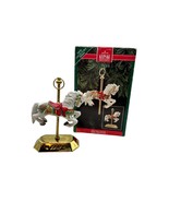 Hallmark Keepsake Ornament Tobin Fraley Carousel Horse w/ stand and box ... - £10.25 GBP