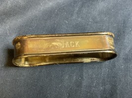 Vintage Gorham Sterling Silver Oval Napkin Ring ‘Jack’ 2.5&quot; - £48.75 GBP