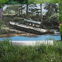 Wisconsin Dells Vintage Postcard Duck Tour Boat Little Niagra 1974 Fun Adventure - £3.92 GBP