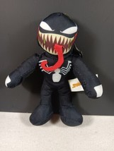 Marvel Spiderman Super Hero Venom 6” Plush Keychain Push Clip New - $14.06