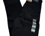 Levi&#39;s Womens 724 High Rise Straight-Leg Jeans Black Size 27 x 30 NWT - £19.69 GBP