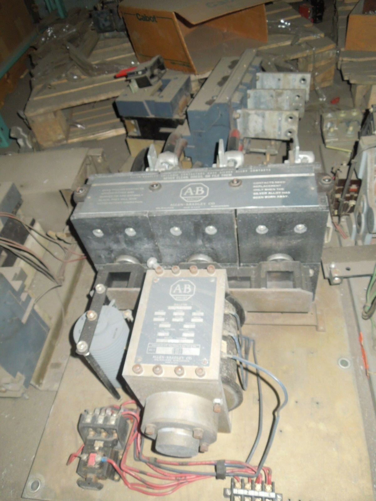 AB Bulletin 702 Size 7 810A 110V Control 90V DC Coil 7D187 Contactor Used - $3,000.00