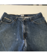Distressed torn ripped retro vintage jeans  unisex Calvin Klein brand - $24.70