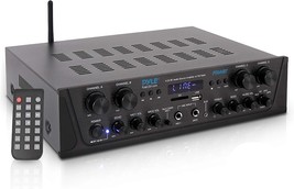 The Pyle Pta44Bt 500W Karaoke Wireless Bluetooth Amplifier Is A, And Echo. - $108.95