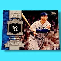 2013 Topps - Chasing History #CH-10 Lou Gehrig New York Yankees Hof - $1.41