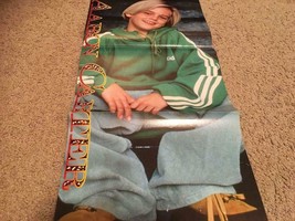 Aaron Carter Melissa Joan Hart teen magazine poster clipping green sweatshirt TS - $20.00