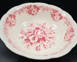 Alfred Meakin Salisbury Pink Round Vegetable Bowl Vintage Floral England... - £31.39 GBP