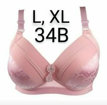 Pink Silky Design Tassel Wire-Free Bra Size L, XL - £8.97 GBP