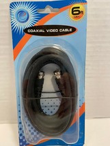 New E Circuit - Coaxial 6 Ft Video Cable Silver Plated Connectors New in Package - $5.45