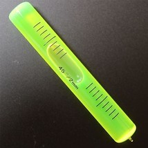 Level Glass Vial, Spirit Bubble Level, with nib, Accurate 70mm Green - $8.16