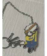 Minions keychain blowing metal keyring - £15.61 GBP