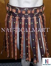NAUTICALMART Leather Armor Deluxe Roman Gladiator War Skirt Halloween - £231.53 GBP