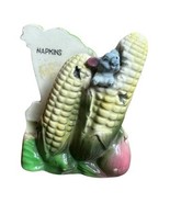 Vtg Lipper &amp; Mann Napkin Holder 1950s Farmhouse Summer BBQ Corn Cobs Mou... - $33.94 CAD