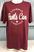 Punta Cana Caribbean Lifestyle Red Mens T-Shirt XL - £10.58 GBP