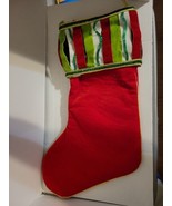 Mr. Bingle Christmas Stocking 21&quot; heavy  Plush  Dillards Excellent Condi... - £91.21 GBP