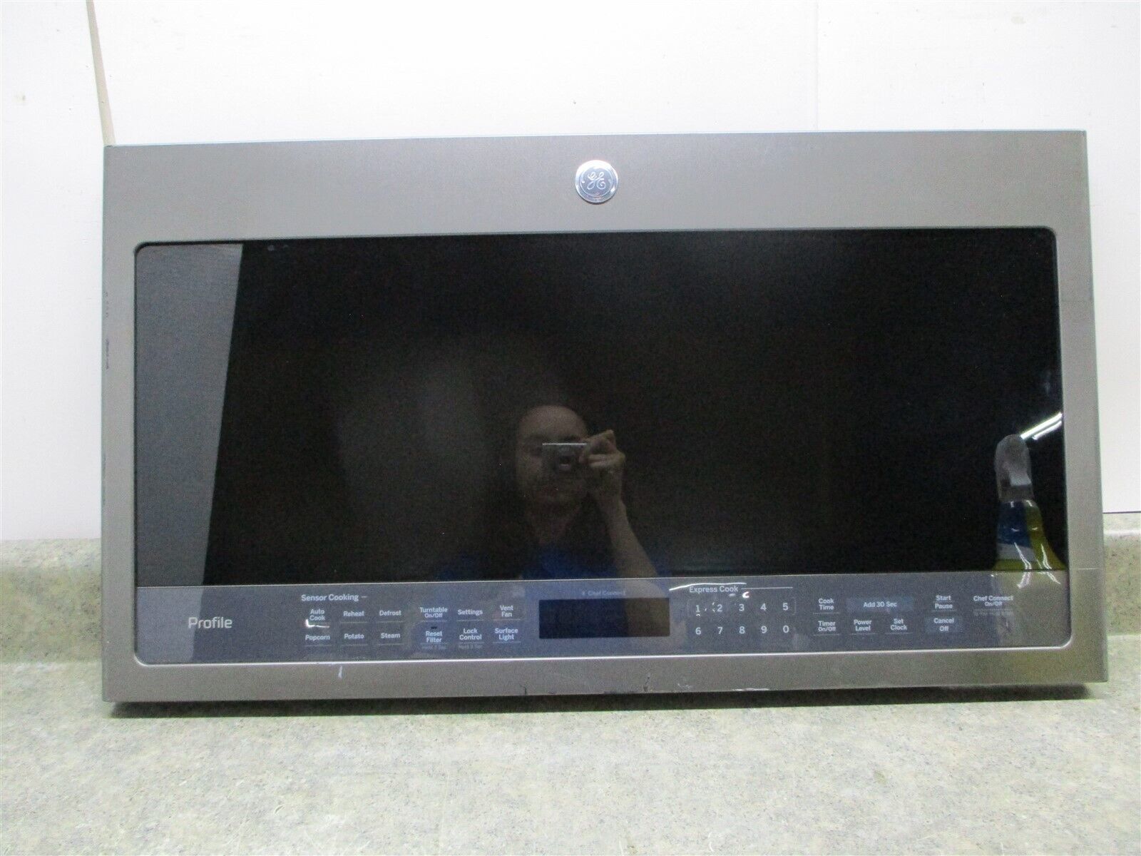 Ge Mircowave Door CHIPPED/SCRATCHES 29 5/8 X and similar items