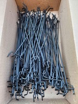 90 Pack Pegboard Shelving PEG HOOKS 12&quot; Length Wholesale Lot Black Heavy... - £14.06 GBP
