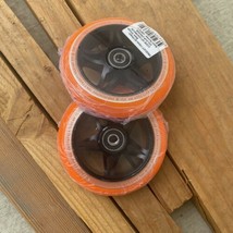 Envy Scooter Wheels S3 Black Orange 110mm Set Of 2 Lucky Envy Pro Scoote... - £39.29 GBP