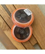 Envy Scooter Wheels S3 Black Orange 110mm Set Of 2 Lucky Envy Pro Scoote... - $926.82 MXN