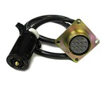 Civilian truck 7-way socket for military trailer 12 pin adapter D cable ... - $167.25