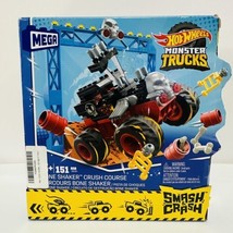 MEGA Hot Wheels Bone Shaker Crush Course Monster Truck Building Set - £16.27 GBP