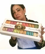 French Macarons Gift Box - 24 Assorted Flavors, Freshly Baked European M... - $55.48 CAD
