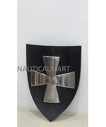 Nauticalmart Hospitaller Medieval Shield- 16 Gauge Halloween Steel Battl... - $246.18 CAD
