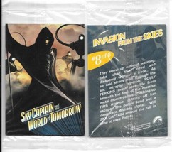 Sky Captain and the World of Tomorrow Movie Promo Card Set of 4 #5-8 NEW SEALED - £2.39 GBP
