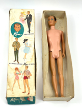 Vintage 1960 Ken Doll Blue Eyes with Original Barbie&#39;s Boyfriend Box - £46.92 GBP