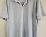 Tommy Bahama Light Blue Polo Shirt, Men&#39;s L White Buttons - $18.99