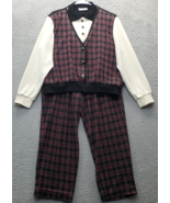 Alfred Dunner 2 Piece Set Women Petite L/14 Multi Plaid Ribbed Hem &amp; Cuf... - $37.97 CAD