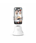 White 360° Object Tracking Smart Holder Gimbal Stabilizer APP Control Ro... - $47.89