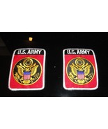 QUANTITY OF 2 U.S. MILITARY U.S. ARMY RED AND BLACK WITH GOLDEN EAGLE PA... - $288.52 MXN