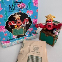 Disney Enesco Sebastian Treasure Chest Christmas Ornament The Little Mer... - €16,09 EUR
