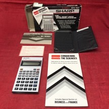 Sharp Scientific Calculator Handheld EL-506H-T with Original Box &amp; Manuals LEAKS - £19.37 GBP