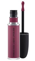 MAC Powder Kiss Liquid Lipcolour Lip Gloss NOT YOUR SUGAR PLUM Purple Wi... - $19.31