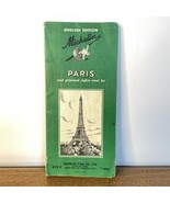 Vintage Michelin Guide to Paris &amp; Principal Sights Nearby Map 1957 Franc... - £15.38 GBP