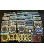 ASSORTED PATCH CORDS, RJ45-RJ45, NEW, UNUSED, GROUPING OF 39, VARIOUS LE... - €55,43 EUR