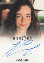 Katie Carr as Caitlin Heroes Hand Signed TV Show Autograph Card - $8.99