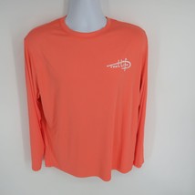 Reel Life Men&#39;s Coral Long Sleeve Defender Series Shirt Top Medium NWT $40 - £14.24 GBP