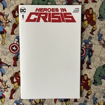 Heroes In Crisis #1 Main and Blank Variant Tom King Clay Mann DC Comics Lot of 2 - £7.86 GBP