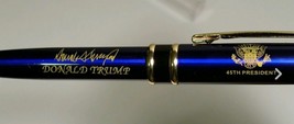 TRUMP PEN DONALD SIGNATURE GOLD EAGLE SEAL PRESIDENT REPUBLICAN GOP Gift... - $12.11