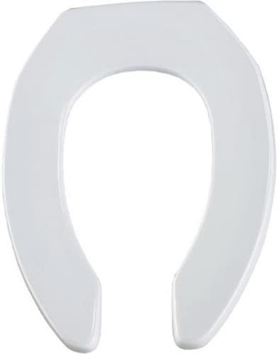 Primary image for Commercial Heavy Duty Open Front Toilet Seat Will Never Loosen And, Bemis 1955Ct