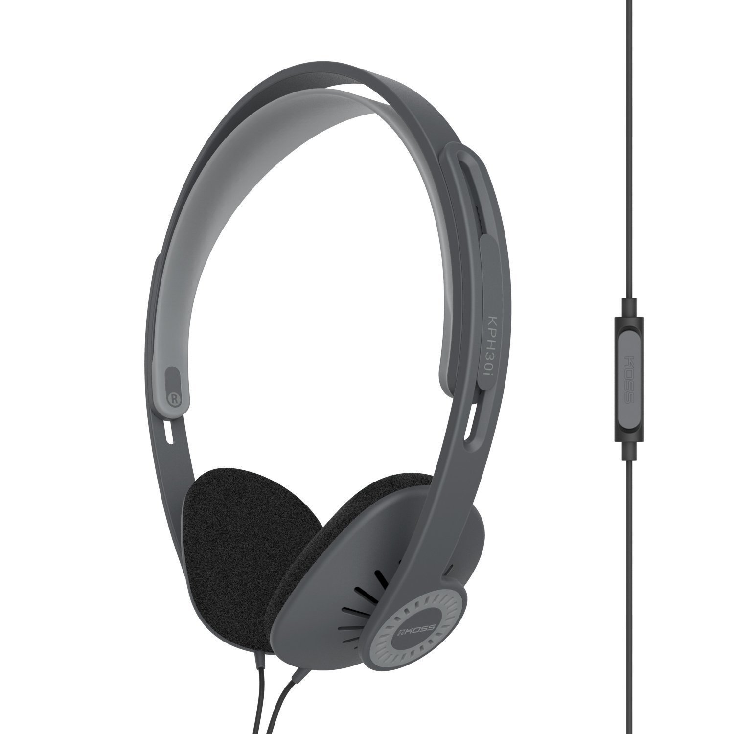 Koss KPH30iK On-Ear Headphones, in-Line Microphone and Touch Remote Control, D-P