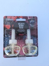 Glade PlugIns Scented Oil Warmer Refills, Velvety Berry Bliss, (2 Pack) - $11.88