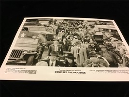 Movie Still Come See the Paradise 1990 Crowd scene of Evacuation 8x10 B&amp;W Glossy - £9.58 GBP