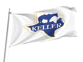 Keller, Texas Flag,Size -3x5Ft / 90x150cm, Garden flags - £23.61 GBP