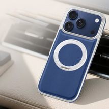 Generic Case for iPhone 13 (Color: Blue) Leather Case Ring Stand Hard Si... - $46.29
