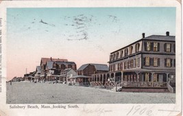 Salisbury Beach Massachusetts MA Postcard 1906 UDB Looking South Haverhill - £2.23 GBP