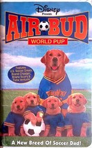 Disney&#39;s Air Bud: World Pup [VHS 2000 Clamshell] Kevin Zegers, Caitlin Wachs - £0.90 GBP